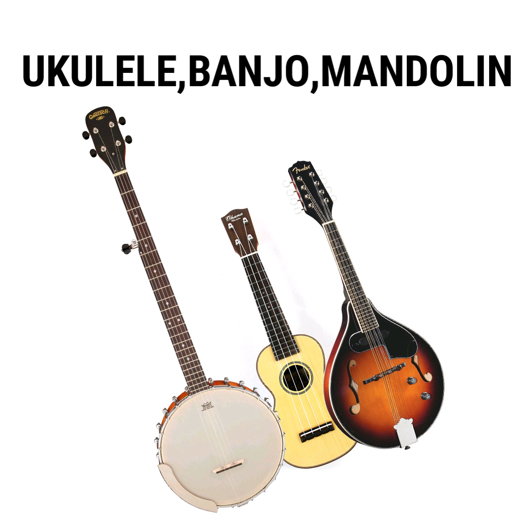 Ukulele,Banjo,Mandolin