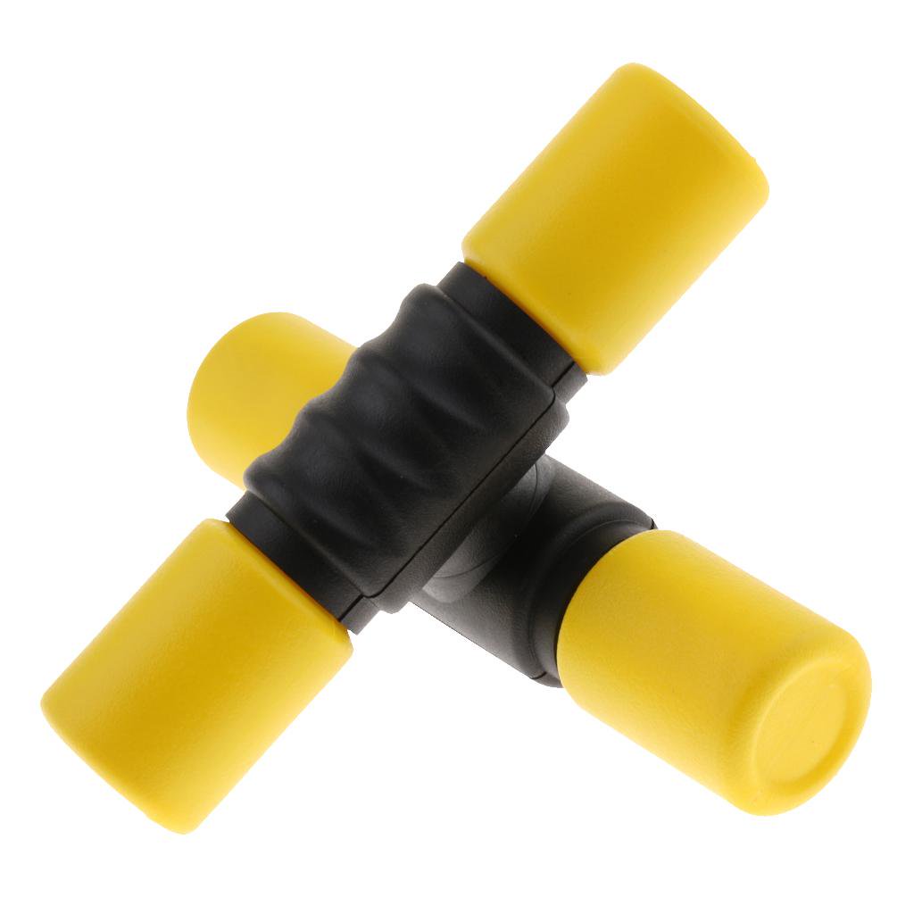 Gammon Double Tube(Row) Twist Shaker Hand Percussion For Performance(Yellow)
