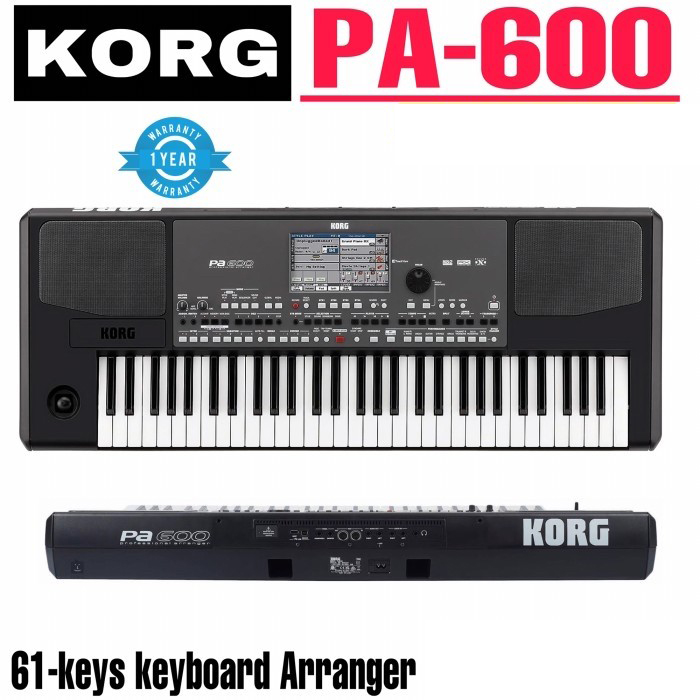 Korg PA600 Professional 61-Key Arranger Keyboard