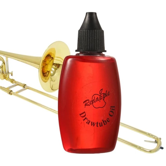 Red Apple Trombone Lubricant  30ml Trombone Slide Oil Kit Easy Cleaning For Brass Instruments