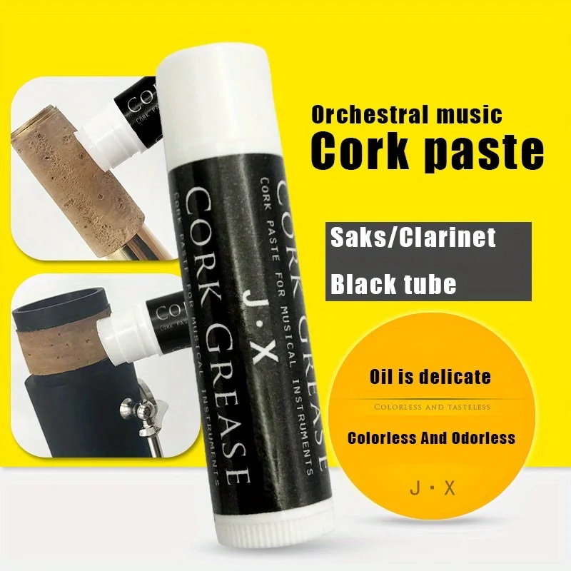 Cork Grease Lubrication Stick For Saxophone, Clarinet ,Oboe, Bassoon, Clarinet, Woodwind Instruments