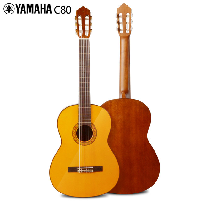Yamaha C80 Full Size Nylon Classical Guitar, Natural