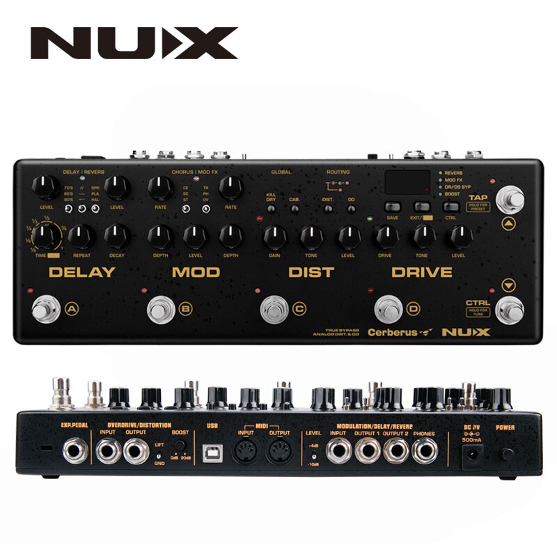 Nux Cerberus Multi Function Guitar Effect Pedal