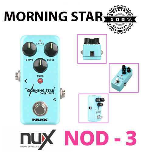 NUX Morning Star Overdrive Guitar Effect Pedal Blues-break Overdrive