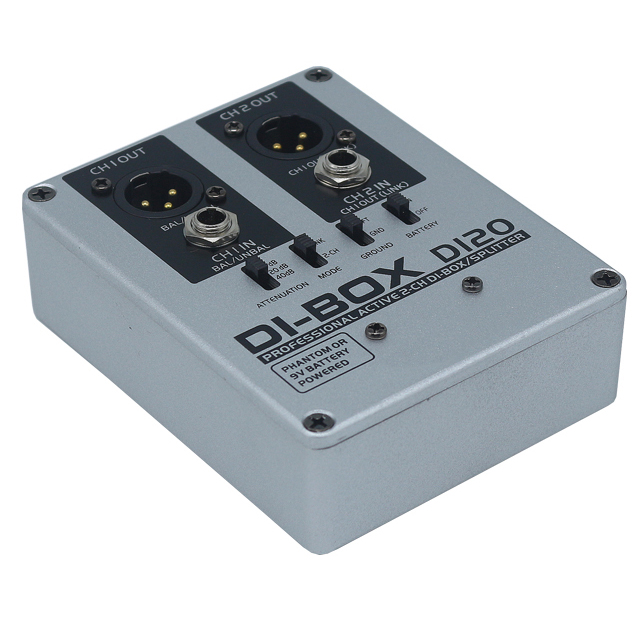 N Audio Ultra-DI DI20 2-Channel DI-Box/Splitter Direct (Di Box - XLR)