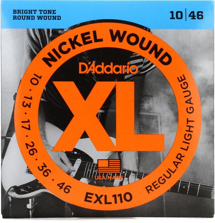 D'Addario EXL110  Electric  Guitar Strings Set(.010)