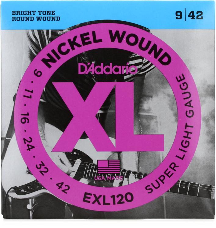 D'Addario EXL120 Electric  Guitar String Set  .009