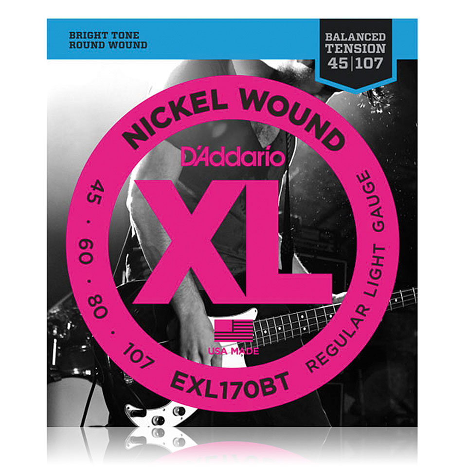 D'Addario EXL170 Nickel Wound Bass Guitar String Set