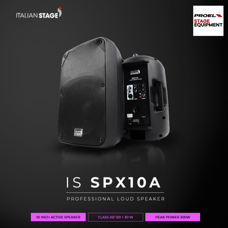 ITALIAN STAGE SPX 10 A 10" 300W Active Loudspeaker system