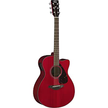 Yamaha FSX800C Concert Cutaway Acoustic Electric Guitar - Ruby Red