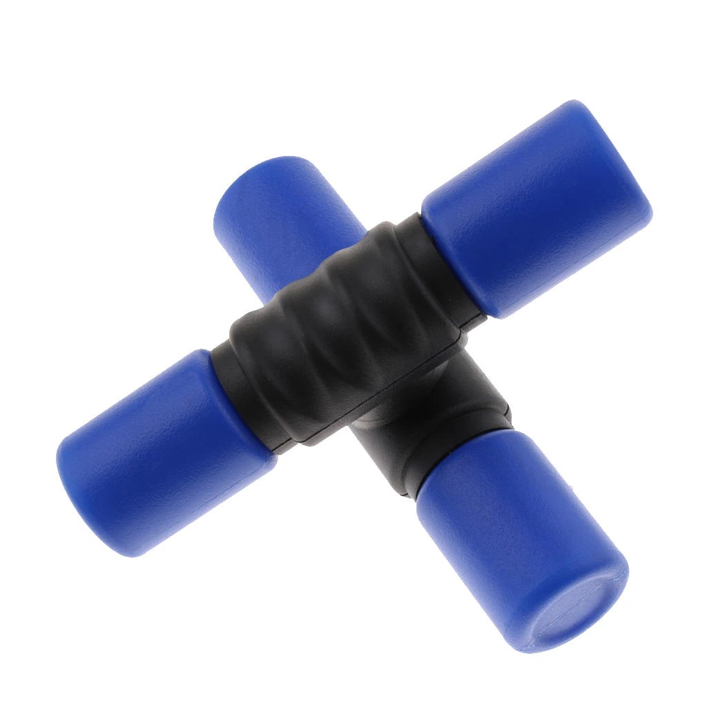 Gammon Double Tube(Row) Twist Shaker Hand Percussion For Performance(Blue)