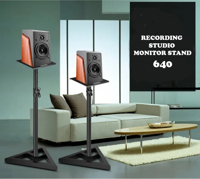 Studio Monitor Stands with Stable Base, Non-skid Padding Stickers - 640