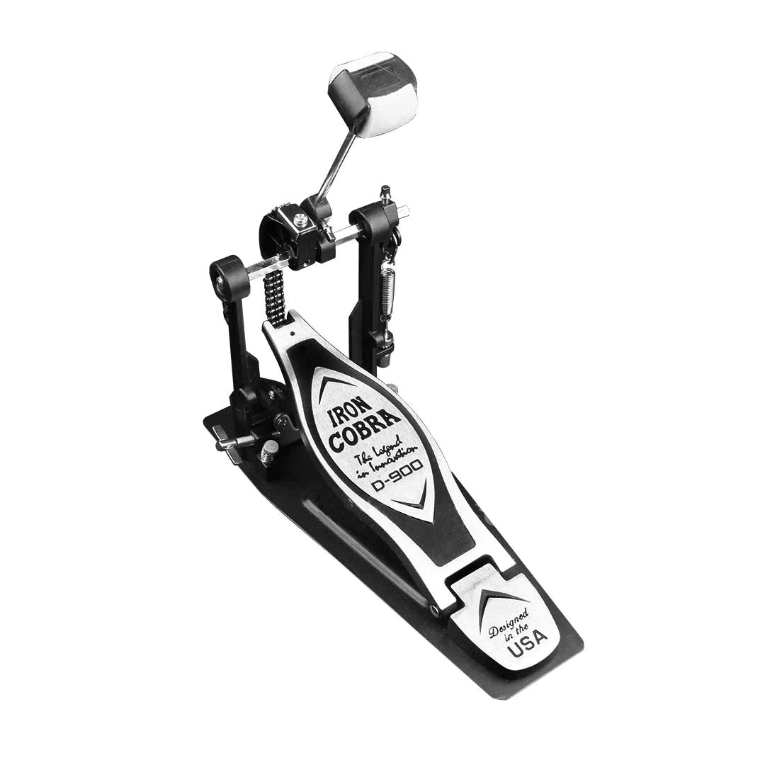 Iron Cobra D900 Bass Drum Kick Pedal - Drum Foot Pedal(High Quality/Heavy)