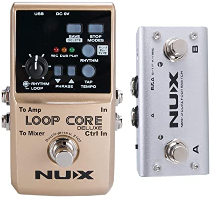 Nux Loop Core Deluxe 24-bit Guitar Looper Pedal