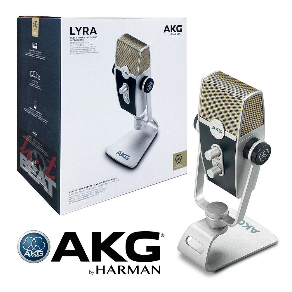 AKG Lyra Ultra-HD Multimode USB Podcast Microphone