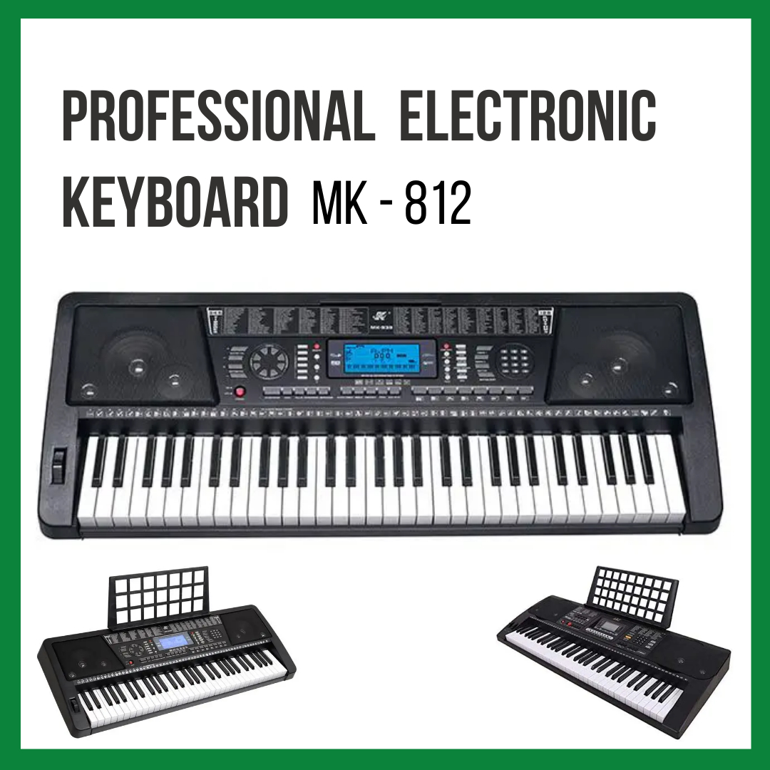 MK-812 New Chip 61-Key Portable USB Electronic Piano Keyboard/Organ