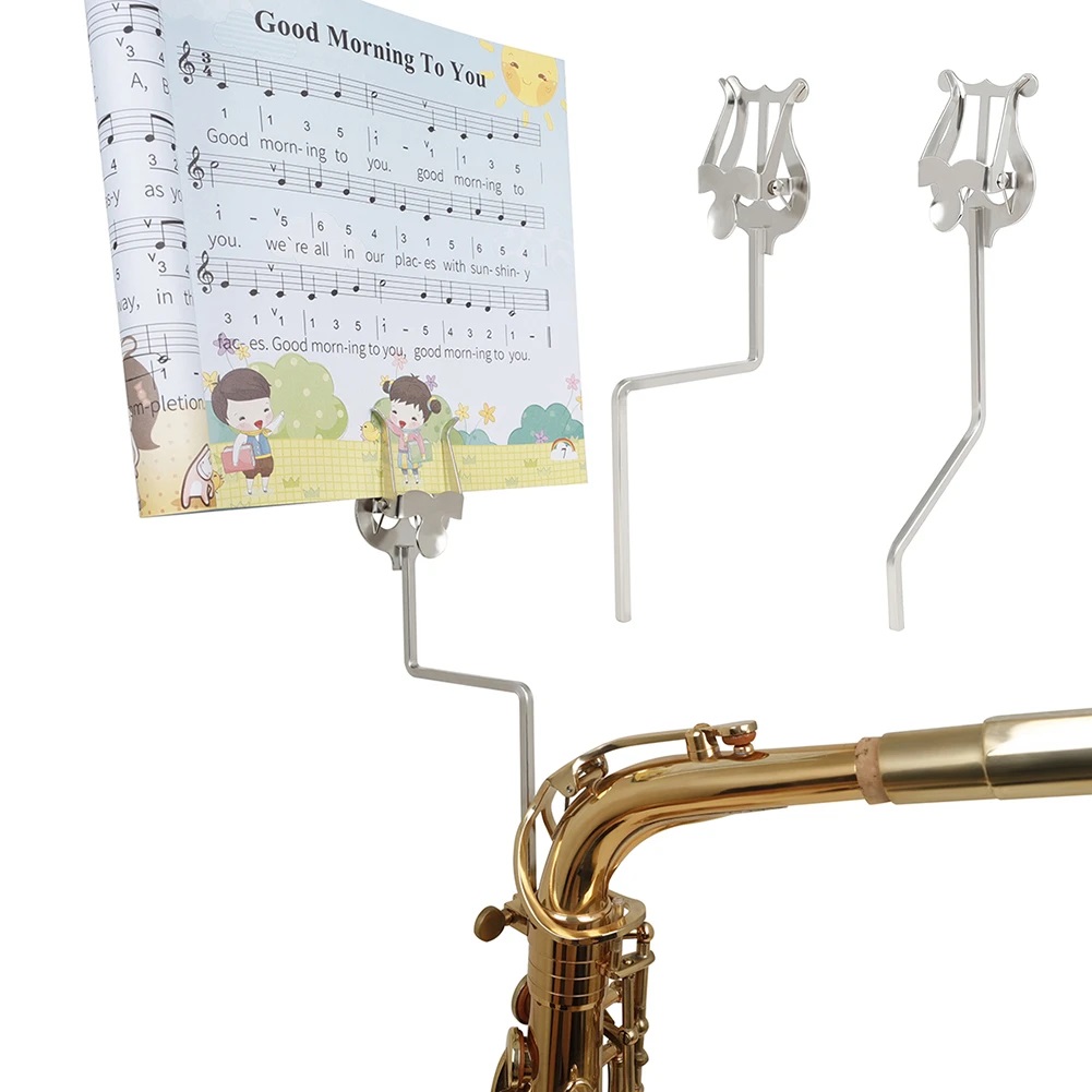 Saxophone Music Note Holder, Card Clip Holder