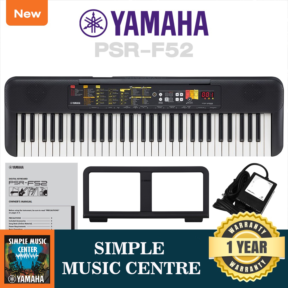 Yamaha PSR-F52 Portable Home Keyboard