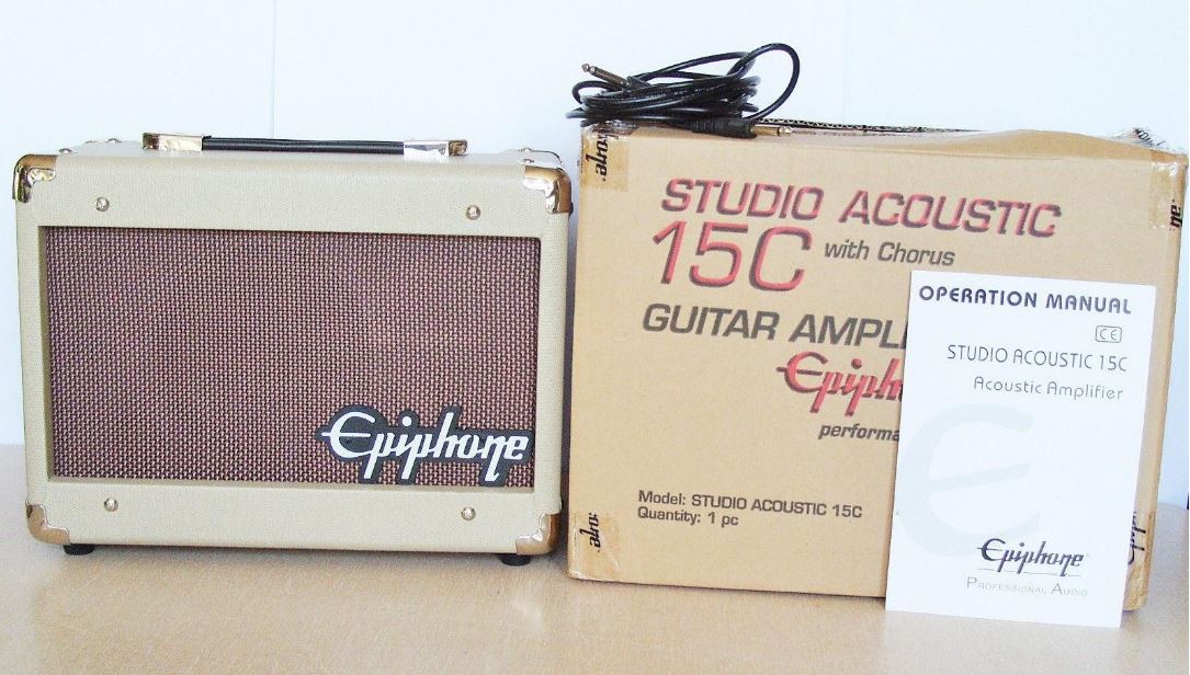 Epiphone Studio Acoustic 15C Acoustic Guitar Amplifier 15 Watt 1 x 8 Combo  Amp