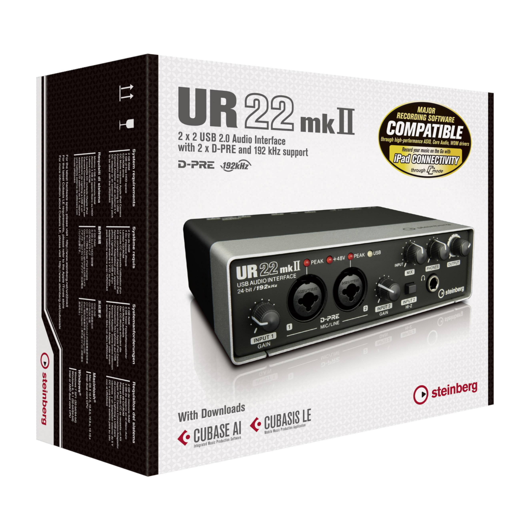 Steinberg UR22 MKII USB Audio Interface with iPad Support
