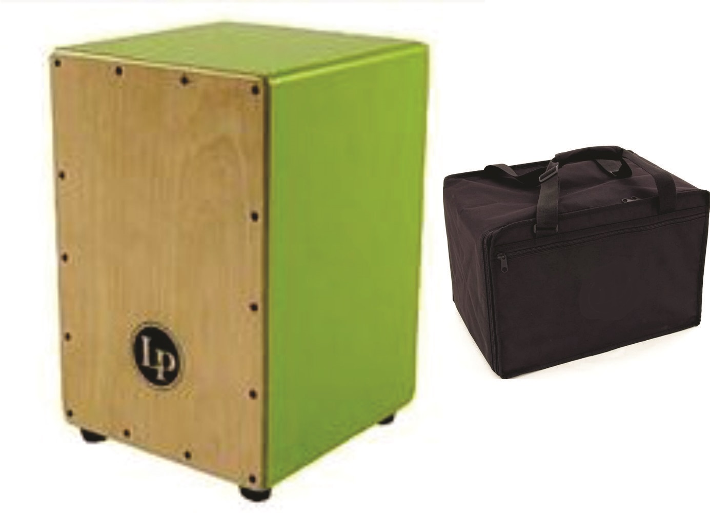 LP Festivo Cajon(Green)/Rhythm Box With Bag