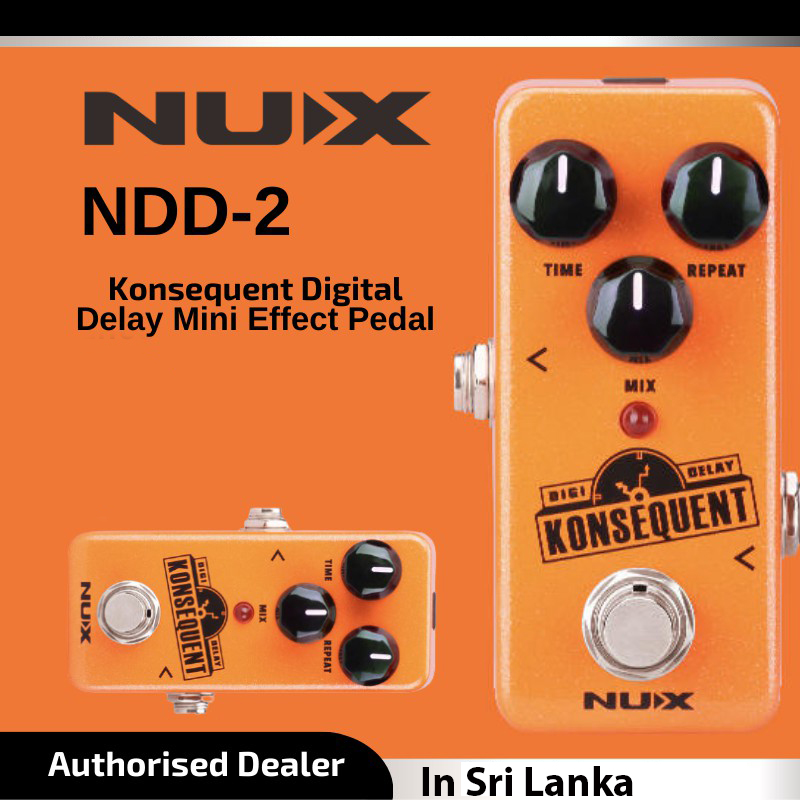 NUX NDD-2 Mini Core Series Konsequent Delay Guitar Effects Pedal