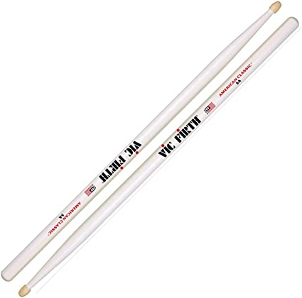 Vic Firth 5AW American Classic 5A Drumsticks - White