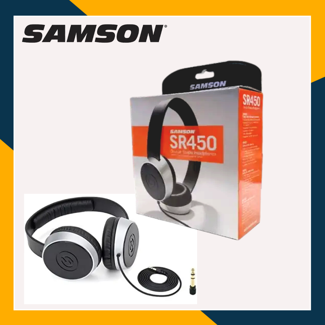 Samson SR450 Closed-back Studio Headphones
