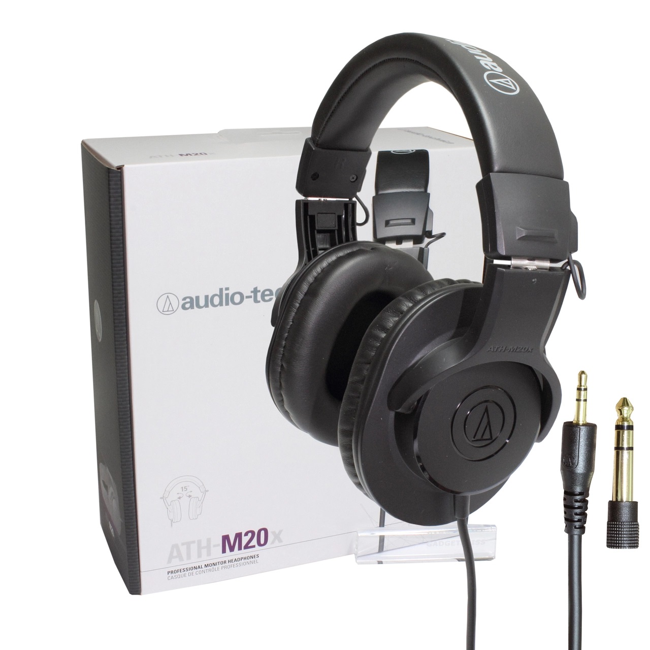 Audio Technica ATH-M20X Studio Recording Wired Professional Monitor Headphones Recording