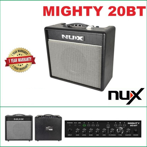 NUX Mighty 20BT MKII 20-watt Compact Guitar Amplifier (20BT)