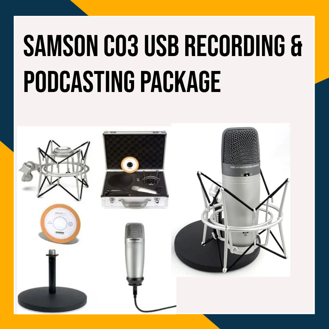 Samson C03U Recording and Podcasting Package