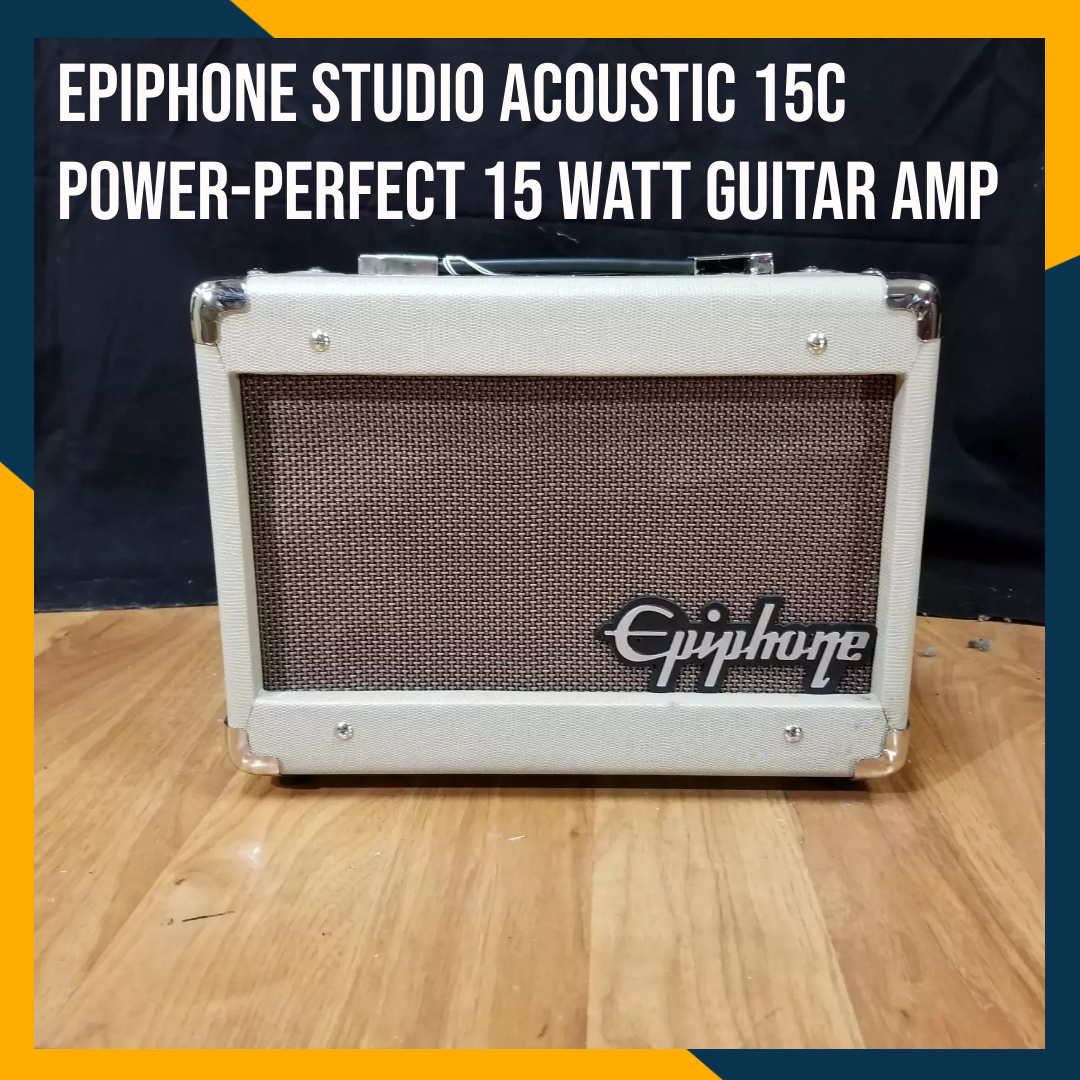 Epiphone Studio Acoustic 15C Acoustic Guitar Amplifier 15 Watt 1 x 8 Combo Amp