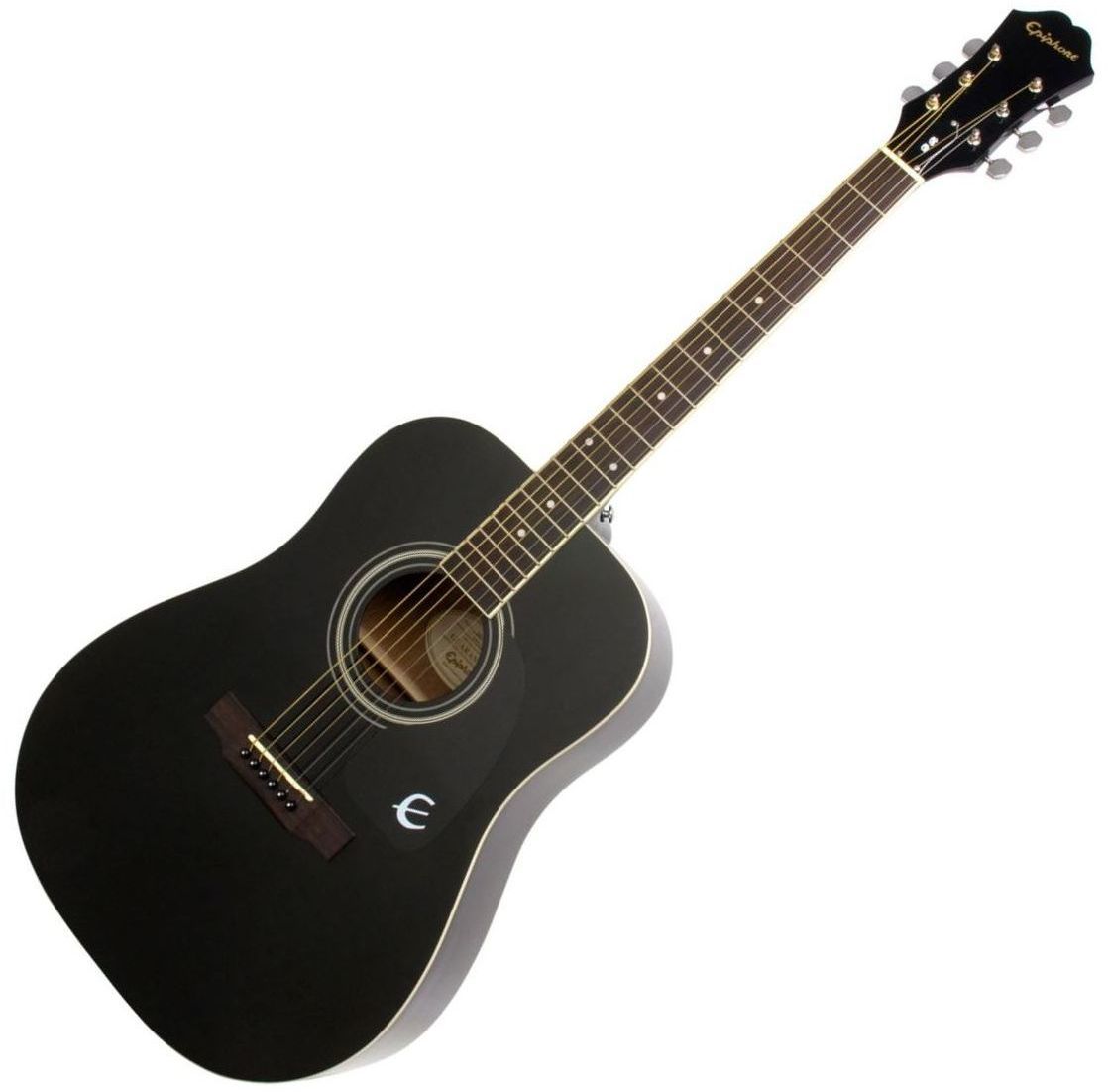 Epiphone Songmaker DR-100 Eq Added - Ebony Solid Top Acoustic Guitar
