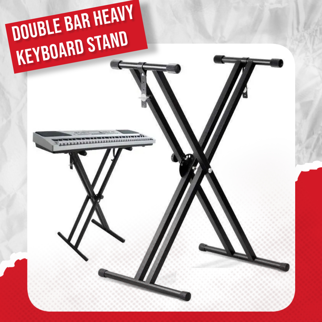 Keyboard Stand - Portable/Double Bar /Solid /Heavy Duty (Piano Stand) For YAMAHA,CASIO,ANY
