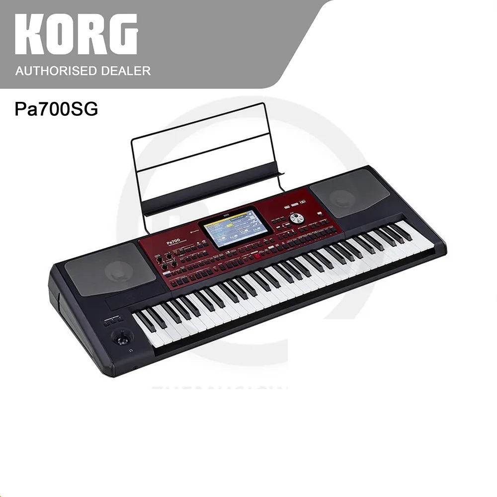 Korg Pa700 Professional Arranger 61-Key With Touch screen And Speakers Black