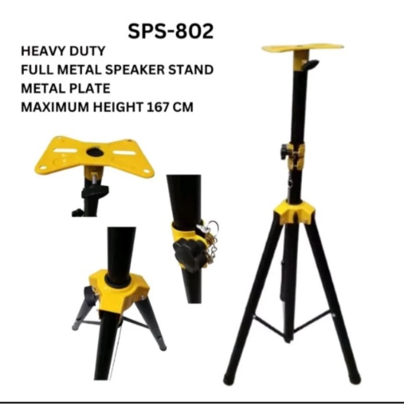 SPS-802 Full Metal Heavy Duty Professional speaker stand