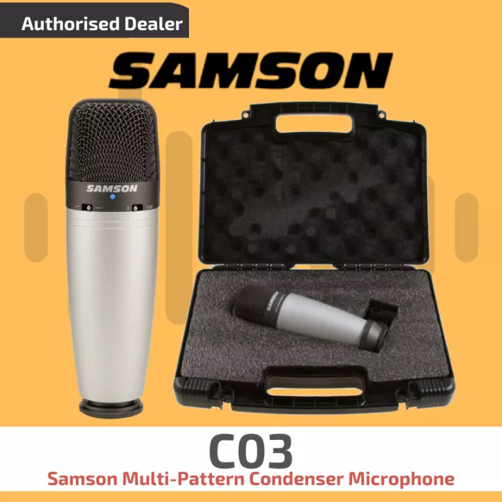 Samson C03 Large-Diaphragm Cardioid Condenser Microphone