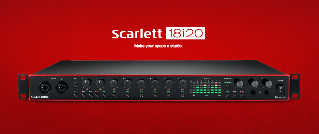Focusrite  Scarlett 18i20 Studio Audio Interface