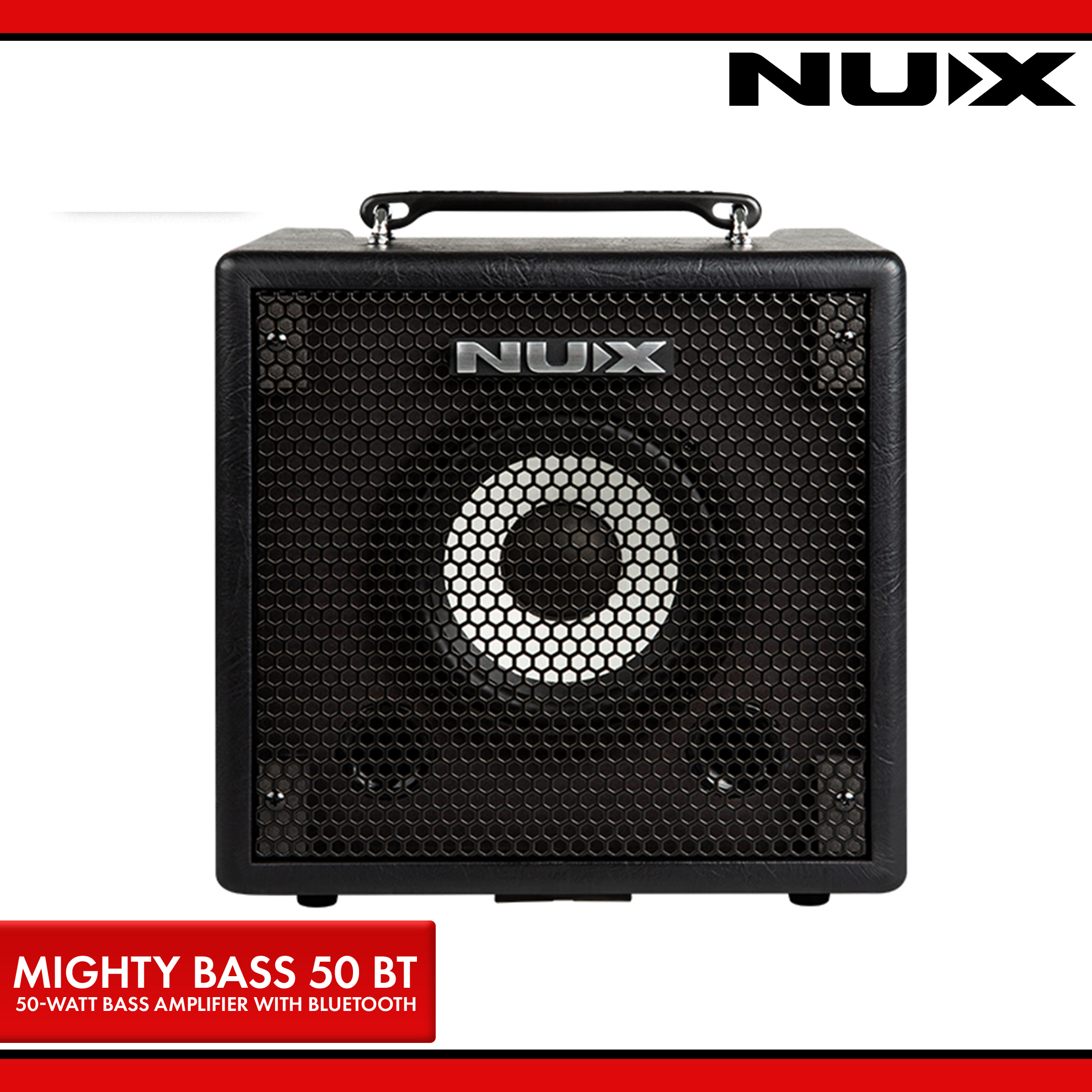 Nux Mighty Bass 50BT 50 Watt Bass Guitar Amp With Bluetooth & Effects